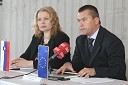 Irena Likar, vodja projektne pisarne ter Mitja Klančišar, direktor hotela