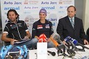 Andrea Massi, trener, Tina Maze, alpska smučarka, Milan Jarc, lastnik podjetja Avto Jarc