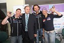 Livio Magoni, trener Tine Maze, Milan Jarc, lastnik podjetja Avto Jarc, Andrea Massi, trener, Tina Maze, alpska smučarka