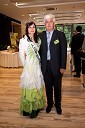 Vesna Črepinšek, Mlečna kraljica Zelene doline 2011 ter Marjan Jakob, direktor Mlekarne Celeia