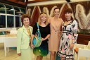Silvija Mozetič, modna poznavalka, Vlasta Cah Žerovnik, modna novinarka, Lorella Flego in Adrijana Krajnc-Vasović, Primorski utrip