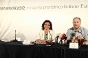 Suzana Žilič Fišer, generalna direktorica Zavoda Maribor 2012 - EPK in Mitja Čander, programski direktor