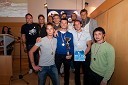 Veslaška ekipa Univerze v Trstu, doseženo 1. mesto