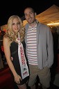 Ajda Sitar, druga spremljevalka Miss Universe Slovenije 2011 in fant Jan Žumer