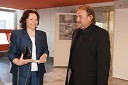 Barbara Miklič Türk, soproga predsednika Republike Slovenije in Darko Brlek, direktor Festivala Ljubljana