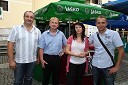 ..., Matjaž Zupin, direktor komerciale Pivovarna Union, d.d, Simona Oset in Urban Kramberger, marketing Pivovarna Laško	