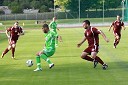 Rok Brajič, Triglav,  Ashkan Dejagah, VfL Wolfsburg, ..., Dejan Burgar, kapetan Triglava