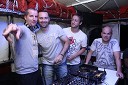 Silvo Fortuna, DJ SYLVAIN, Jaka Gornik, DJ SHARK, Jaka Meden, DJ JAKA in Vasja Veber, direktor FM virtual
