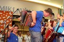 Tomaž Pustotnik, vodja orkestra in član harmonikarskega orkestra Pustotnik