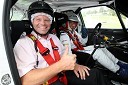 Marko Škriba, direktor znamke Volkswagen pri Porsche Slovenija d.o.o. in Aleks Humar, voznik rallyja