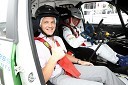 Franci Bolta, direktor znamke Audi pri podjetju Porsche Slovenija d.o.o. in Aleks Humar, voznik rallyja