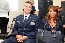 Major Layne Trosper, veleposlaništvo ZDA in Maria Silvana Bagnato, atašejka veleposlaništva Italije
