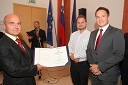 Prof. dr. Vlado Guberac, dekan Agronomske fakultete Josip Juraj Strossmayer univerze v Osijeku, Jure Šafner, predsednik Študentskega društva Erasmus in Danijel Vuk, prorektor za študentske zadeve Univerze v Mariboru