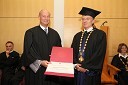 Prof. dr. Norbert Roewer, častni doktor UM in prof. dr. Danijel Rebolj, rektor Univerze v Mariboru