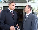 Dr. Milan Švajger, namestnik direktorja podjetja Sistemska tehnika d.o.o. in dr. Dušan Mežnar, direktor Tovarne vozil Maribor d.o.o.