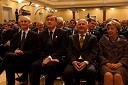 Ljubo Germič, predsednik Državnega zbora RS, dr. Danilo Türk, predsednik Republike Slovenije in Janez Kocijančič, predsednik Olimpijskega komiteja Slovenije s soprogo