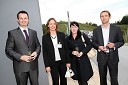 Andrej Pust, direktor hotela Habakuk, Tina Križan, vodja marketinga pri Britanski gospodarski zbornici Slovenije, Katja Vampl, vodja prodaje Terme Maribor in Jure Bojnec, direktor Košakov TMI