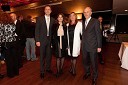 mag. Damjan Kralj, direktor BTC Cityja Ljubljana, soproga Katja, Jože Mermal, predsednik uprave BTC in soproga Irena