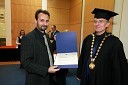 Dr. Smiljan Šinjur, Fakulteta za elektrotehniko, računalništvo in informatiko Univerze v Mariboru in prof. dr. Danijel Rebolj, rektor Univerze v Mariboru