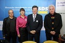 Gregor Jeza, nekdanji predsednik uprave Casina Mond, dr. Andreja Špernjak in Gregor Pivec, predsednik SDS Maribor in Karl Midlil