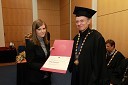 Maja Škerget in prof. dr. Danijel Rebolj, rektor Univerze v Mariboru