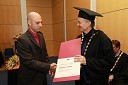 Bogdan Mali in prof. dr. Danijel Rebolj, rektor Univerze v Mariboru