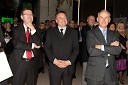 Eugene Young , DCM pri Veleposlaništvu ZDA, Zoran Jankovič, župan Mestne občine Ljubljana in 	Jože Mermal, predsednik uprave BTC