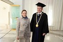 Prof. dr. Danijel Rebolj, rektor Univerze v Mariboru in soproga Suzana Rebolj