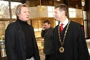 Vladimir Rukavina Gogo, direktor Narodnega doma Maribor in prof. dr. Samo Fošnarič, dekan Pedagoške fakultete UM