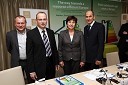 Franc Kangler, župan MOM, Radovan Žerjav, predsednik SLS, Ljudmila Novak, predsednica NSi in Janez Janša, predsednik SDS