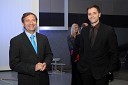 Karl Erjavec, predsednik Desus in Stipe Jerič, direktor produkcije in strateškega razvoja RTS