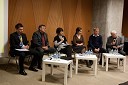 Alen Draganovič, sodelavec Centra za prenos tehnologij in inovacij, Niko Jakelj, Erika Drobnič, inovatorka, Ana Hafner, predstavnica Aktivnih slovenskih inovatorjev, Ivan Gregorič, inovator, avtoličar in 	Dimitrij Čebulj, inovator