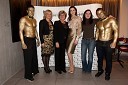 ..., Danica Zorin Mijošek,direktorica in ustanoviteljica podjetja Kozmetika Afrodita, Nataša Pinoza, obraz kozmetike Afrodita in ..., ter zlata fanta
