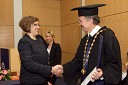 Dr. Irena Ištoka Otković, Fakulteta za gradbeništvo UM in prof. dr. Danijel Rebolj, rektor Univerze v Mariboru