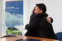 Anita Ogulin, sekretarka Zveze prijateljev mladine Ljubljana Moste-Polje in mag. David Jurič, direktor podjetja Summit motors Ljubljana