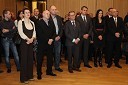 Lidija Divjak Mirnik, direktorica Študentskih domov Maribor, Franc Kangler, župan Mestne občine Maribor, Mitja Čander, programski direktor javnega zavoda EPK Maribor 2012, Pekka Metso, veleposlanik Finske v Sloveniji, Tomaž Kancler, podžupan MOM, Astrid Bah, podžupanja MOM ter Janez Ujčič, podžupan MOM