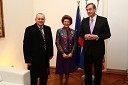 Franc Kangler, župan Mestne občine Maribor, Androulla Vassiliou, evropska komisarka za izobraževanje, kulturo, večjezičnost in mlade ter dr. Danilo Türk, predsednik Republike Slovenije