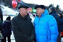 Anton Bebler in mag. Janez Kocijančič, predsednik Olimpijskega komiteja Slovenije