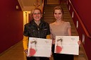 Dobitnici štipendije: Anja Klančar in Anja Bunderla