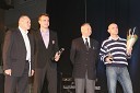 Franc Kangler, župan MOM, Dalibor Volaš, športnik Maribora 2011,  dr. Alojz Križman in Marko Tkalec, tenisač