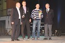 Franc Kangler, župan MOM, Dalibor Volaš, športnik Maribora 2011,  dr. Alojz Križman in Marko Tkalec, tenisač