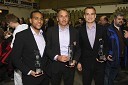 Marcos Tavares, nogometaš NK Maribor, Darko Milanič, trener NK Maribor, Dalibor Volaš, športnik Maribora 2011