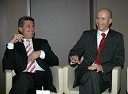 Drago Cotar, predsednik uprave Zavarovalnice Maribor in Marko Kryžanowski, predsednik uprave Petrola