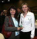 Sonja Šmuc, izvršna direktorica Združenja Manager in Andreja Jernejčič, IBM Slovenija