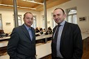 Prof. dr. Franci Čuš, predsednik Upravnega odbora Društva univerzitetnih profesorjev Maribor in dr. Franci Demšar, direktor Javne agencije za raziskovalno dejavnost RS