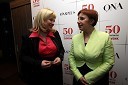 Renata Brunskole, poslanka in Tatjana Fink, direktorica podjetja Trimo Trebnje d.d.