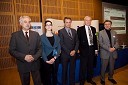 Franc Hočevar, predsednik ZPMS, ..., Tomaž Kancler, podžupan MOM, Slavko Pregl, direktor Javne agencije za knjigo, prof. dr. Danijel Rebolj, rektor Univerze v Mariboru