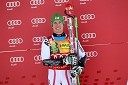 Marcel Hirscher, AUS, tretjeuvrščeni na veleslalomu