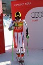 Marcel Hirscher, AUS, tretjeuvrščeni na veleslalomu