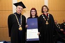 Prof. dr. Danijel Rebolj, rektor Univerze v Mariboru, dr. Aleksandra Murks Bašič, Fakulteta za naravoslovje in matematiko Univerze v Mariboru, prof. dr. Nataša Vaupotič, dekanica Fakultete za naravoslovje in matematiko